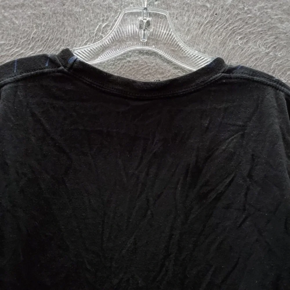 VINTAGE‎ FMF Men T-Shirt Large Black Logo Graphic Short Sleeve Motocros Tee
